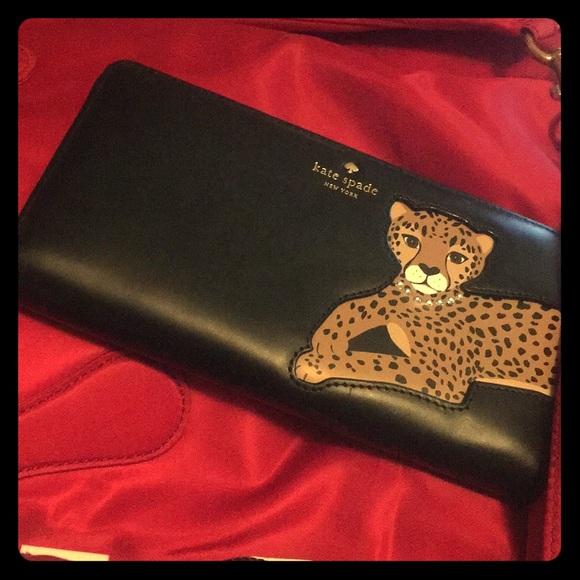 kate spade Handbags - Kate Spade cheetah wallet